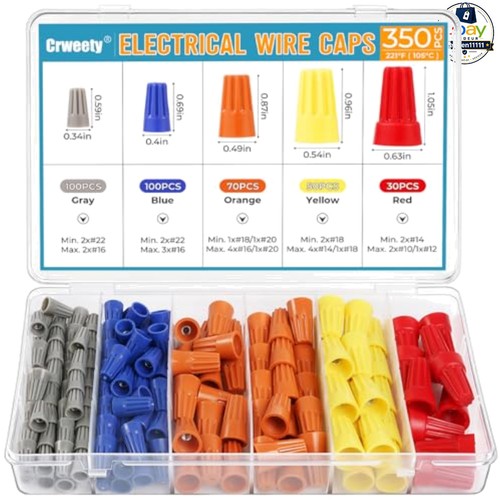 Wire caps assortment kit 350 - kit,