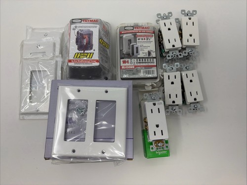 Lot new electrical supplies - of,