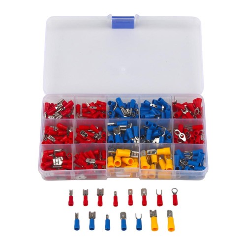 280pcs assorted crimp spade - assorted,