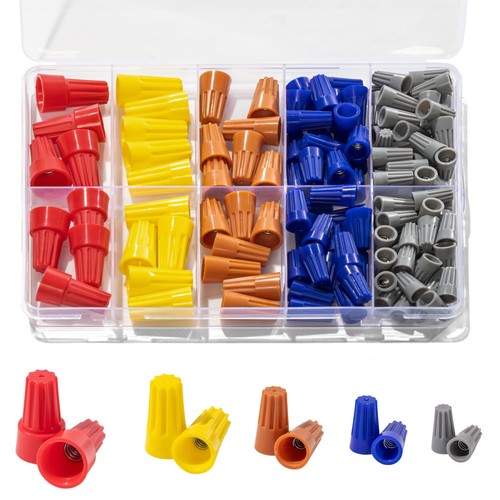 122 pcs wire - connectors, nuts