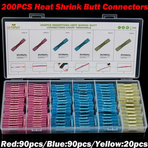 200pcs assortment heat shrink - 200pcs,