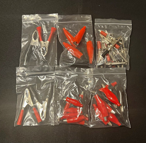 Assorted electrical alligator - assorted,